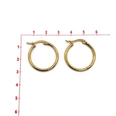 Arracada Lisa Acero Inoxidable Acero inoxidable - Accesorios Rubi