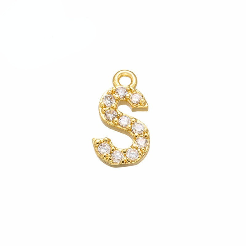 Dije Letra Chapa 18K Dije - Accesorios Rubi