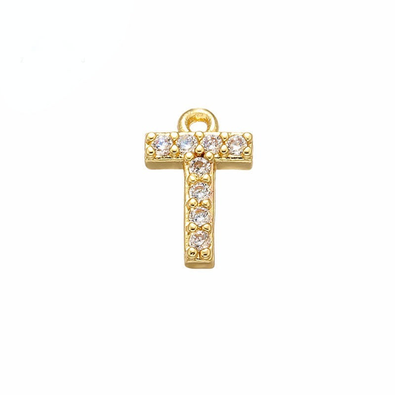 Dije Letra Chapa 18K Dije - Accesorios Rubi