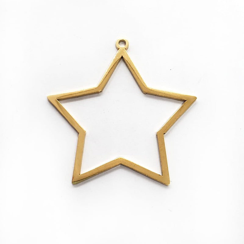 Dije Silueta Estrella Acero Inoxidable Acero inoxidable - Accesorios Rubi