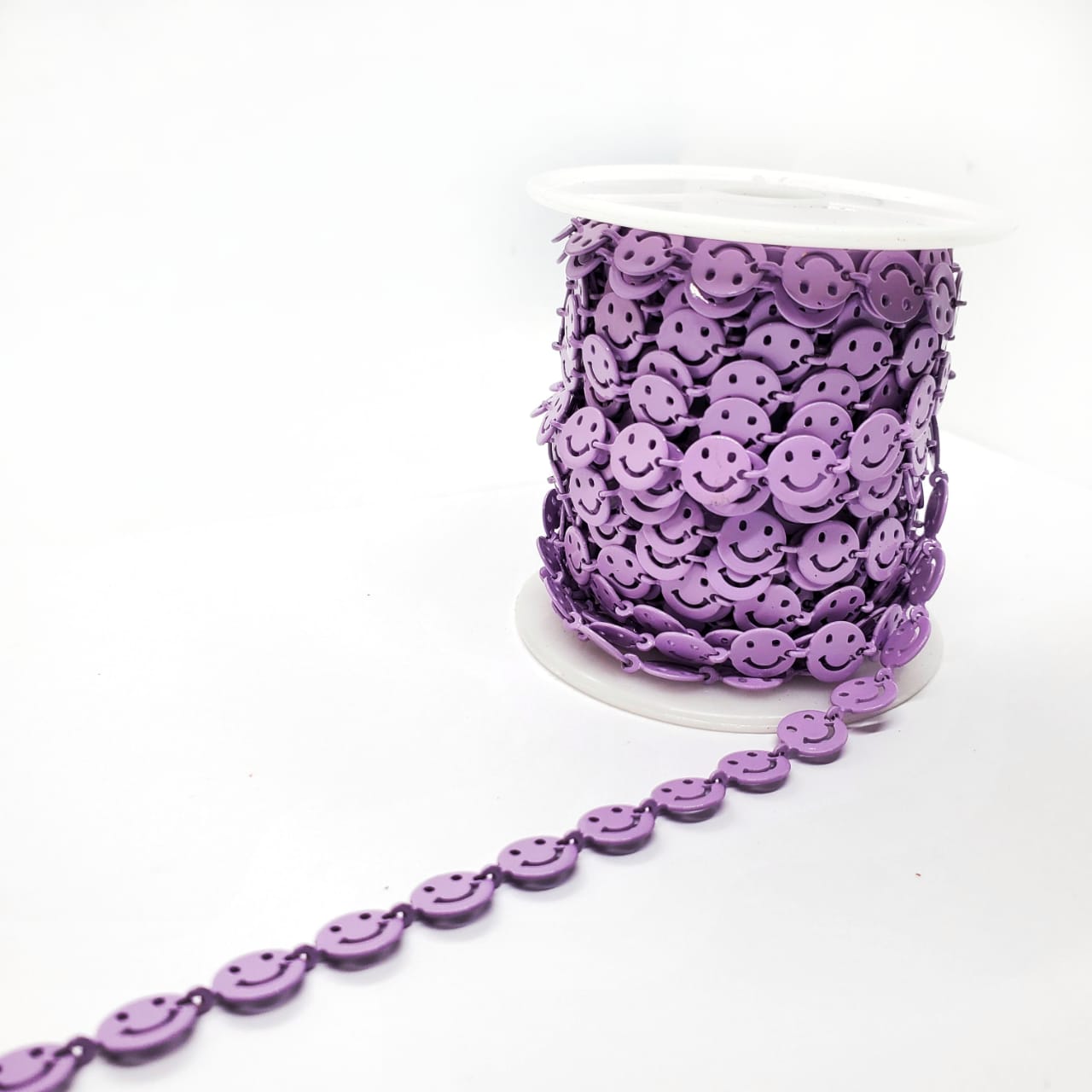 Cadena Carita Feliz Esmaltada Cadena - Accesorios Rubi