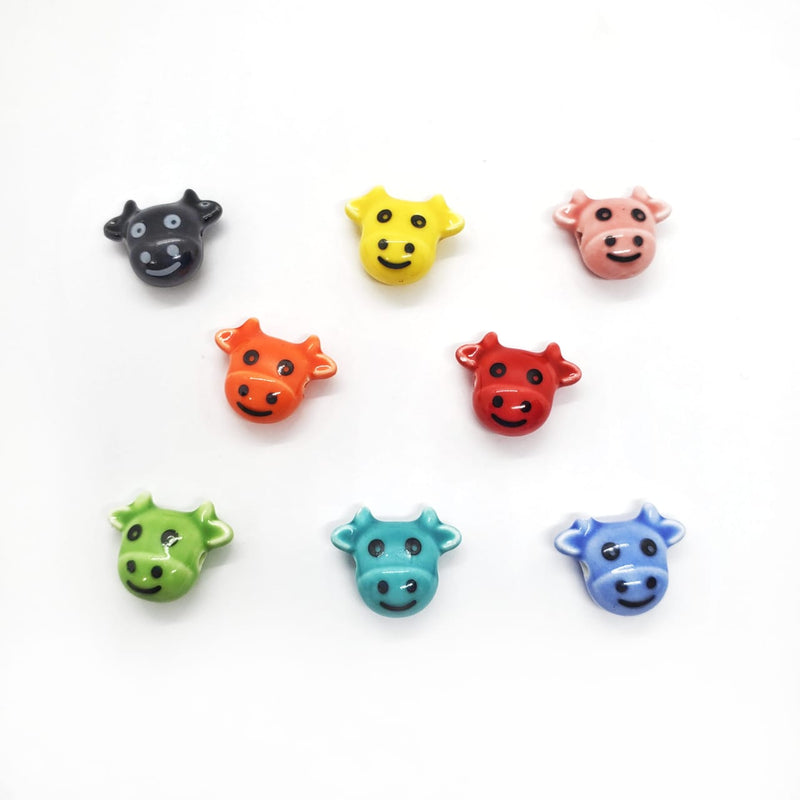 Dije Vaca de Porcelana Dije - Accesorios Rubi