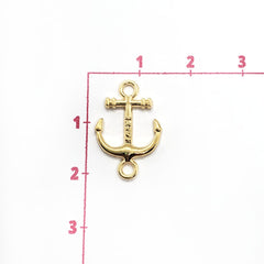 Dije Ancla Doble Ojal 24K Dije - Accesorios Rubi