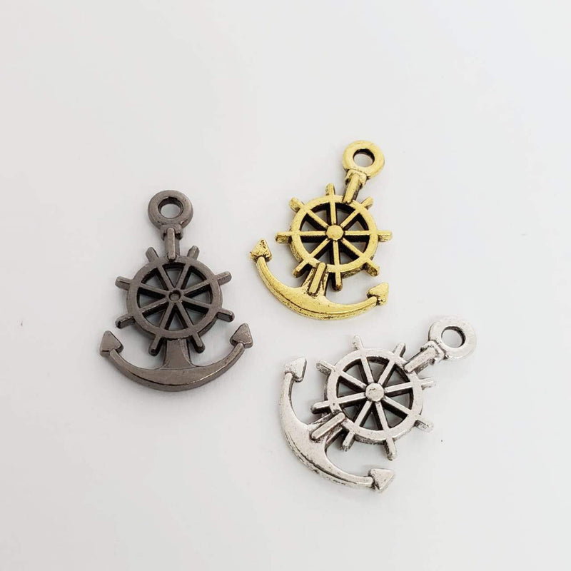 Dije ancla y timón Dije - Accesorios Rubi