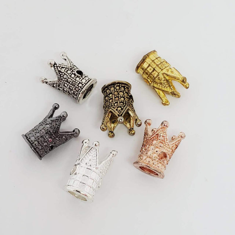 Dije Corona Alta de Metal Dije - Accesorios Rubi