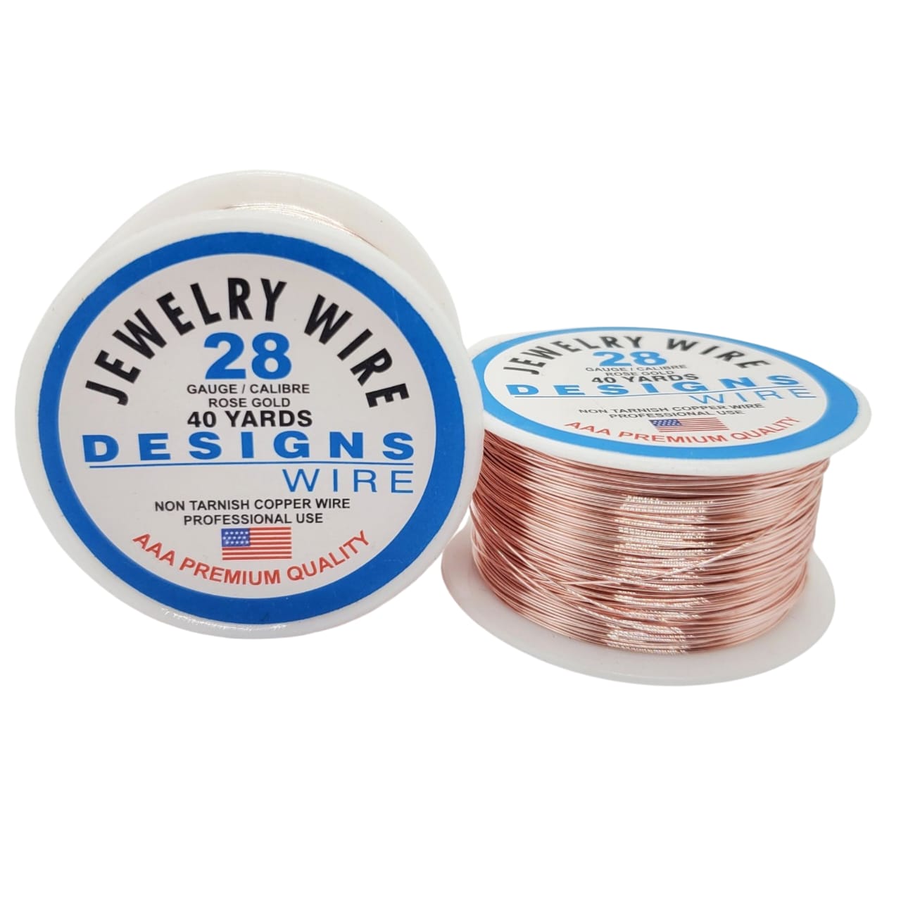 Alambre Oro Rosado Calibre 28 alambre - Accesorios Rubi