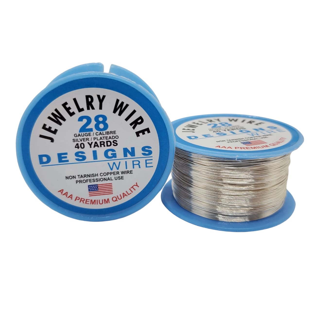 Alambre Plateado Calibre 28 alambre - Accesorios Rubi