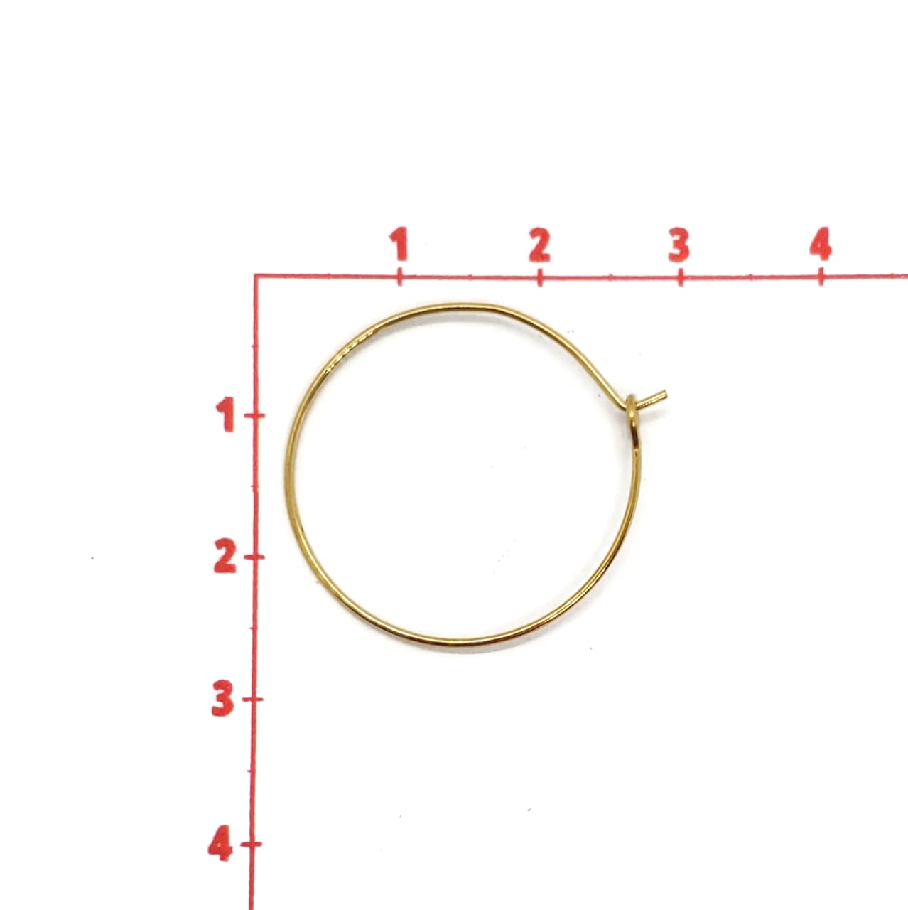 Base de Arracada Dorada de Acero Inoxidable Acero inoxidable - Accesorios Rubi