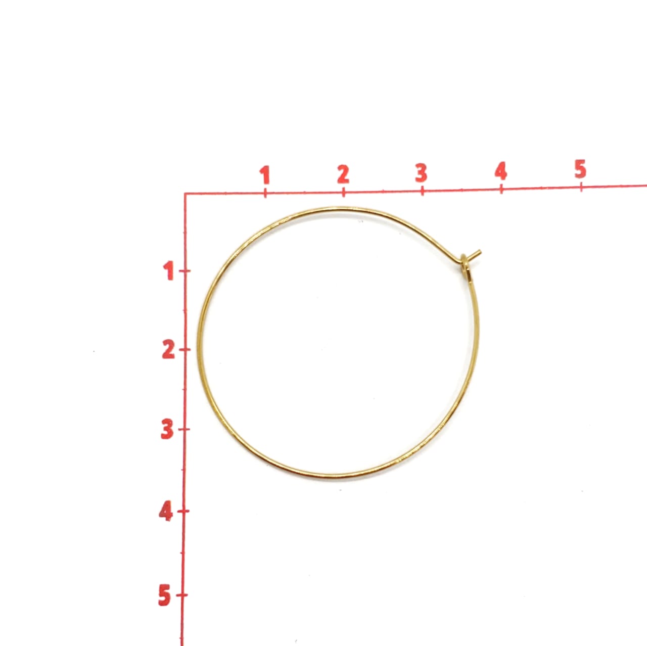 Base de Arracada Dorada de Acero Inoxidable Acero inoxidable - Accesorios Rubi