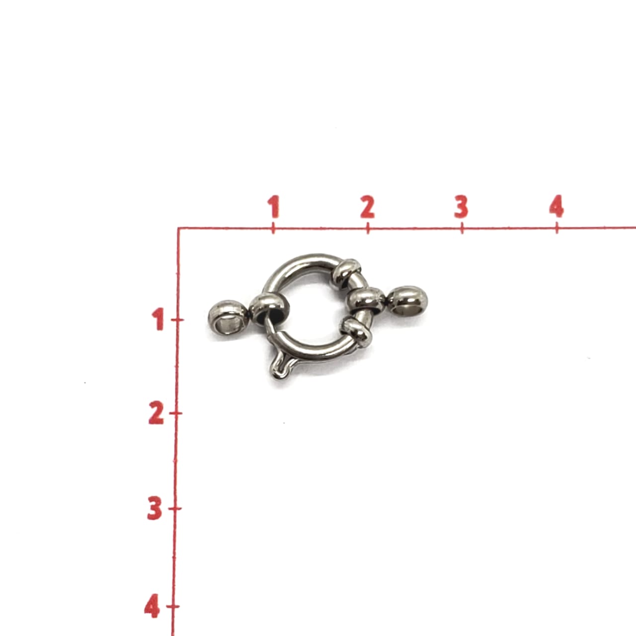 Broche Marinero Plateado de Acero Inoxidable Acero inoxidable - Accesorios Rubi