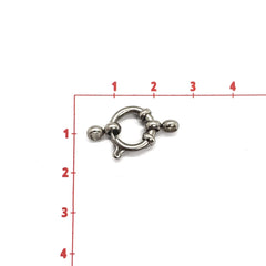 Broche Marinero Plateado de Acero Inoxidable Acero inoxidable - Accesorios Rubi