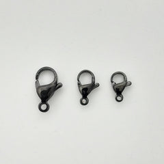 Broche de Perico Negro de Acero Inoxidable Acero inoxidable - Accesorios Rubi