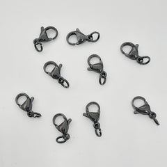 Broche de Perico Negro de Acero Inoxidable Acero inoxidable - Accesorios Rubi