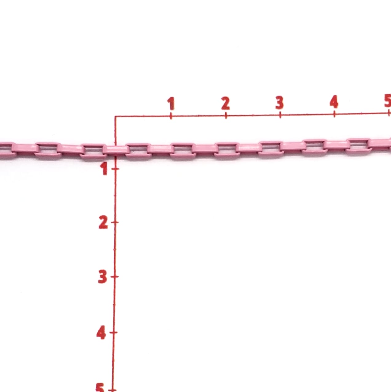 Cadena Cuadrada Esmaltada Cadena - Accesorios Rubi