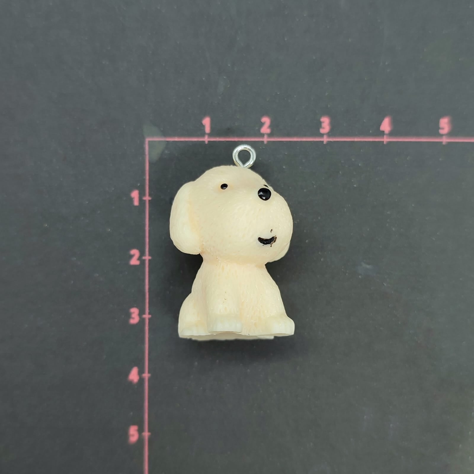 Dije Perrito Arcilla Dije - Accesorios Rubi