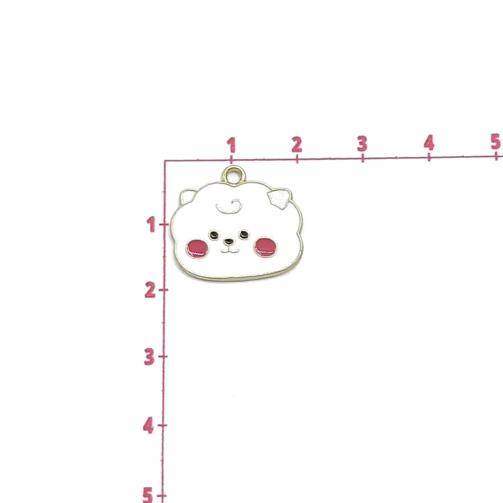 Dije BTS RJ Esmaltado de Metal Dije - Accesorios Rubi