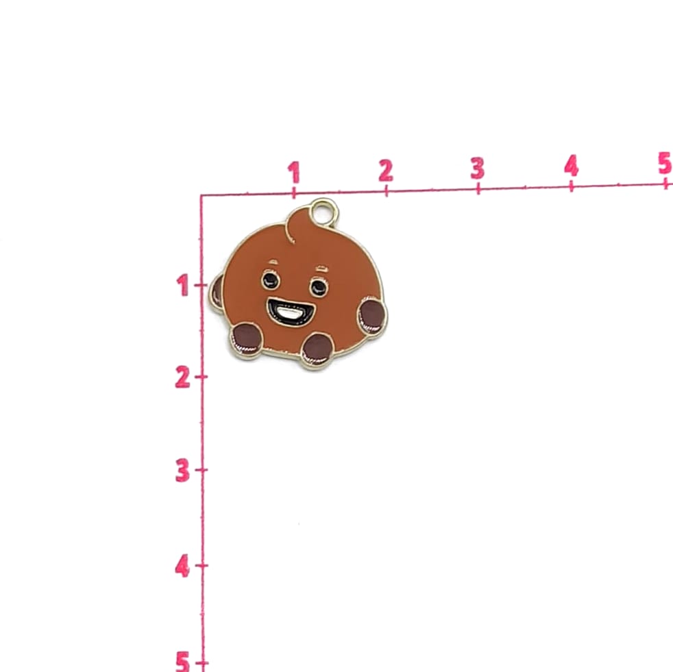 Dije BTS Shooky Esmaltado de Metal Dije - Accesorios Rubi