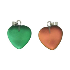 Dije Corazón Cuarzo Electrificado Piedra natural - Accesorios Rubi