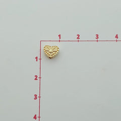 Dije Corazón Mini con Diseño 24K Dije - Accesorios Rubi