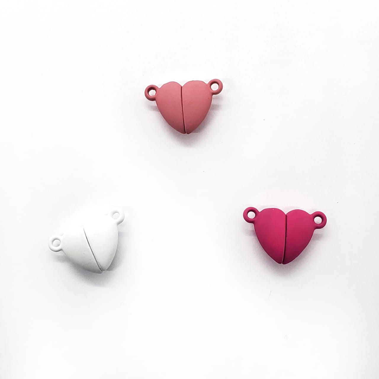 Dije Corazón Esmaltado con Imán Dije - Accesorios Rubi