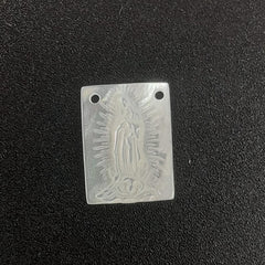 Dije Escapulario Virgen de Guadalupe de Madre Perla Dije - Accesorios Rubi