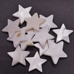 Dije Estrella Transversal 14mm Madre Perla Dije - Accesorios Rubi