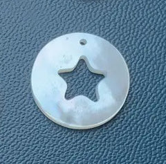 Dije Estrella Un Ojal Madre Perla Dije - Accesorios Rubi