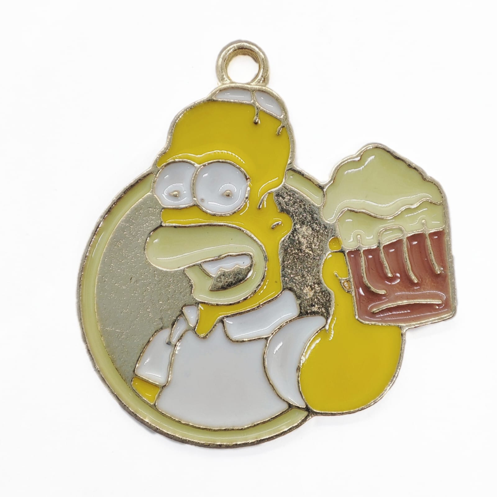 Dije Homero Simpson Esmaltado Dije - Accesorios Rubi