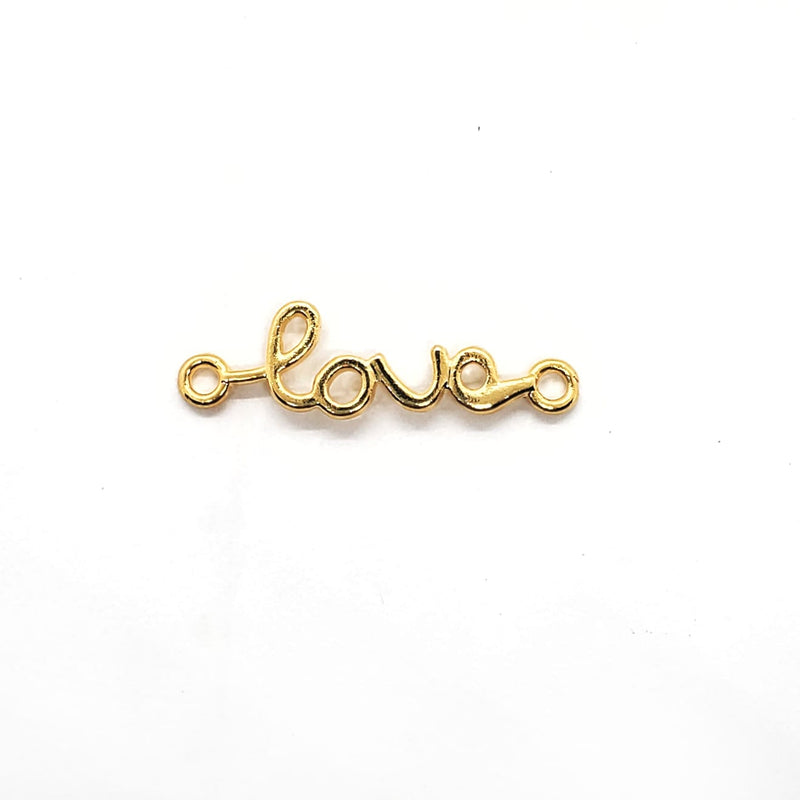 Dije Love Doble Ojal 24K Dije - Accesorios Rubi
