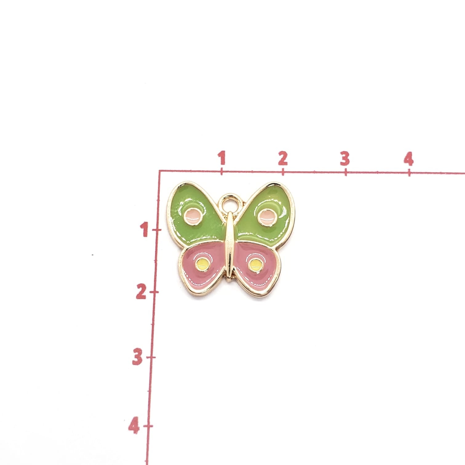 Dije Mariposa Esmaltada Dije - Accesorios Rubi