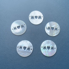 Dije Mom Doble Ojal Madre Perla Dije - Accesorios Rubi