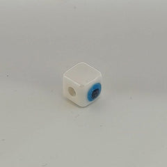 Dije Ojo Turco Cubo de Ceramica Dije - Accesorios Rubi