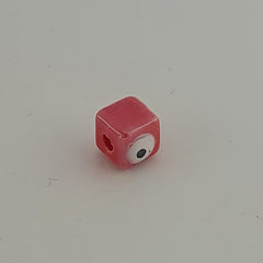 Dije Ojo Turco Cubo de Ceramica Dije - Accesorios Rubi