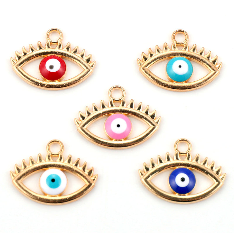 Dije Ojo Turco Esmaltado Dije - Accesorios Rubi