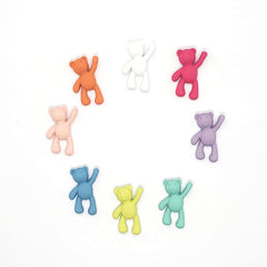 Dije Oso Mate Esmaltado Dije - Accesorios Rubi