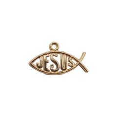 Dije Pez Cristiano Jesús de Metal Dije - Accesorios Rubi