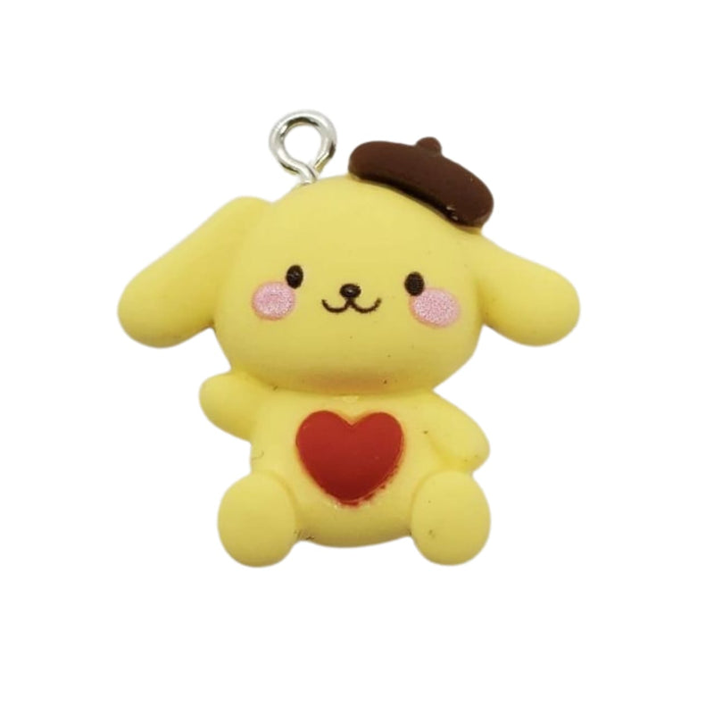 Dije Pompompurin de Arcilla Dije - Accesorios Rubi