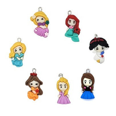 Dije Princesas de Disney Acrílico Dije - Accesorios Rubi