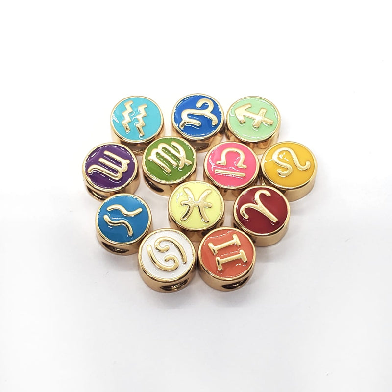 Dije Signo Zodiacal Esmaltado Dije - Accesorios Rubi
