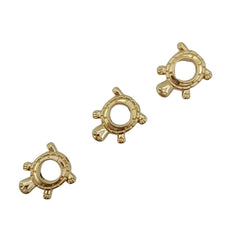 Dije Tortuga Hueca Transversal 24K Dije - Accesorios Rubi