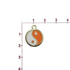 Dije Yin Yang Multicolor Esmaltado de Metal Dije - Accesorios Rubi