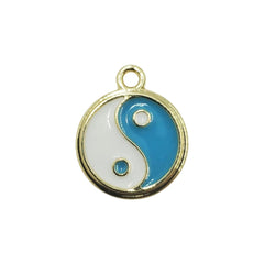 Dije Yin Yang Multicolor Esmaltado de Metal Dije - Accesorios Rubi