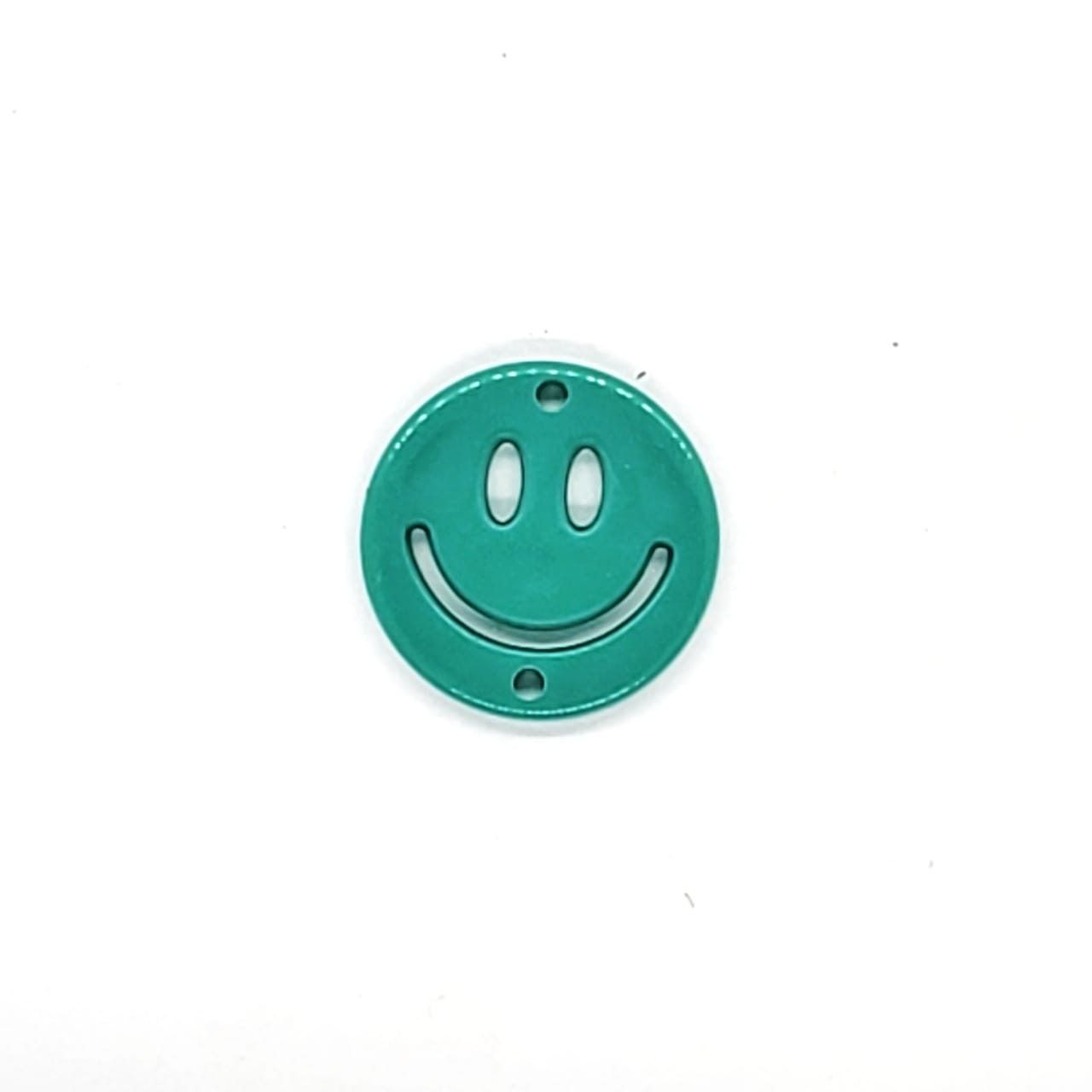 Dije Carita Feliz Doble Ojillo de Acrílico Dije - Accesorios Rubi