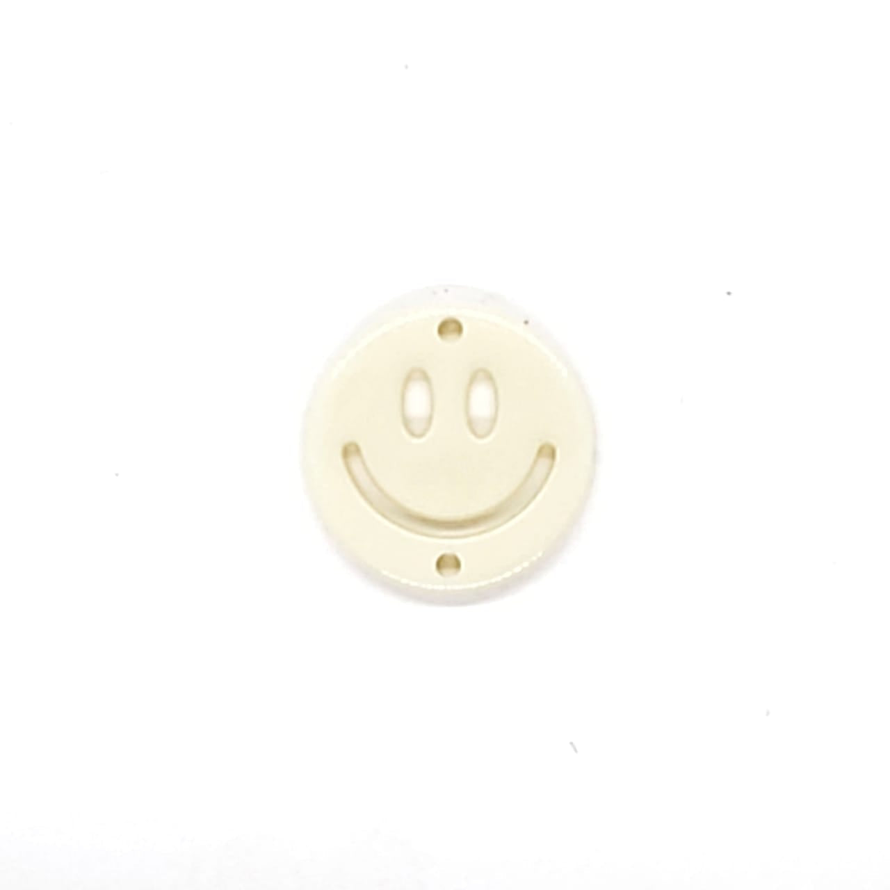 Dije Carita Feliz Doble Ojillo de Acrílico Dije - Accesorios Rubi