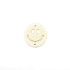 Dije Carita Feliz Doble Ojillo de Acrílico Dije - Accesorios Rubi