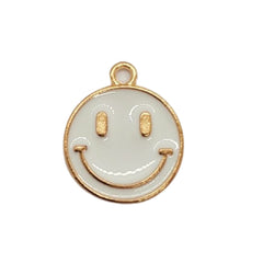 Dije Carita Feliz Esmaltada Metal Dije - Accesorios Rubi