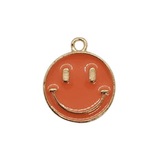 Dije Carita Feliz Esmaltada Metal Dije - Accesorios Rubi