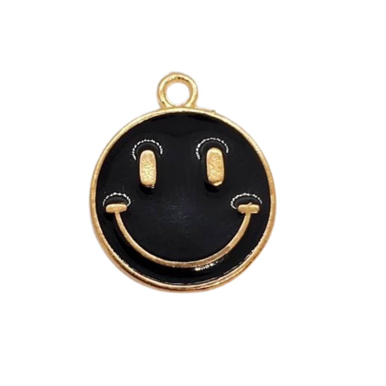 Dije Carita Feliz Esmaltada Metal Dije - Accesorios Rubi