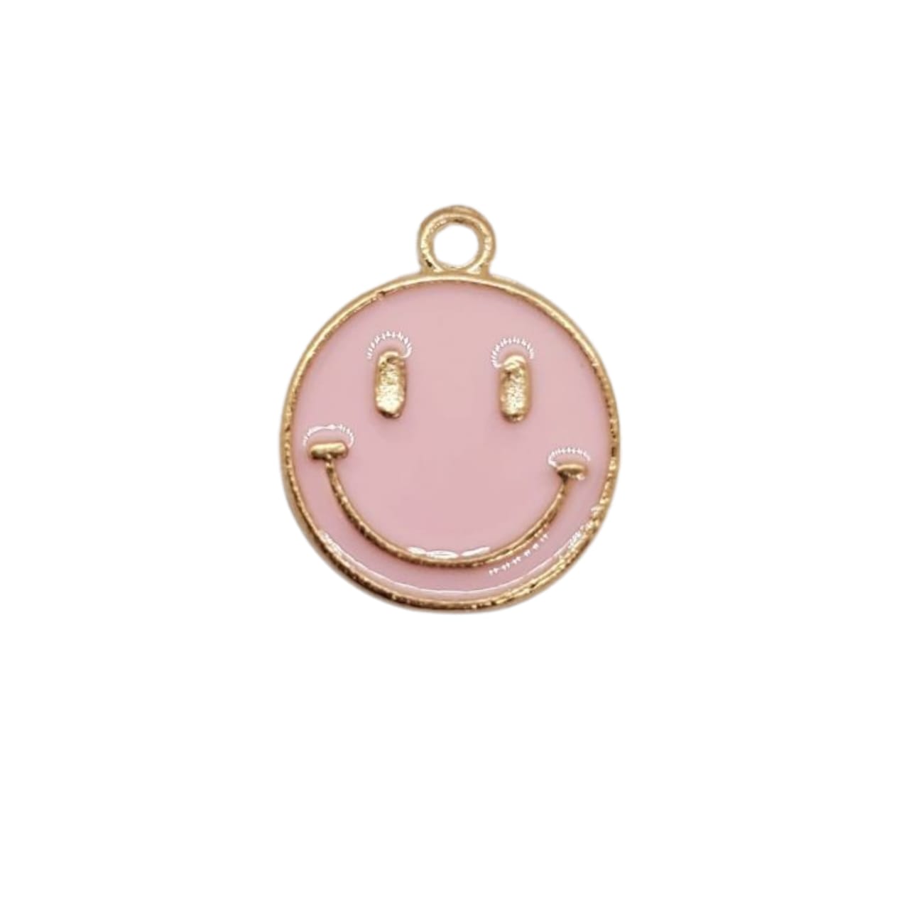 Dije Carita Feliz Esmaltada Metal Dije - Accesorios Rubi