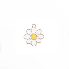 Dije Flor Esmaltada con Diseño Dije - Accesorios Rubi